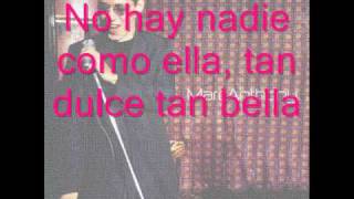 Nadie como ella - Marc anthony (lyrics)