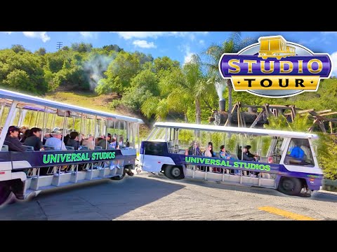 [4K] Universal Studios: Backlot Tram Tour - April 2025 POV - Universal Studios Hollywood | 4K 60FPS