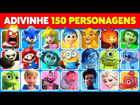Adivinhe 150 Personagens em 3 Segundos | Desafio dos Personagens | Quiz da Disney