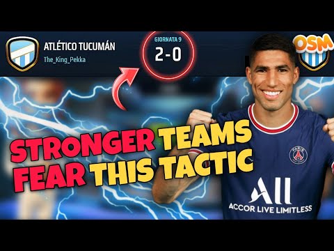 OSM Best Tactic 2025:The Winning Tactic to Easily Beat Stronger Tactics Like 433A & 433B | OSM 2025🏆