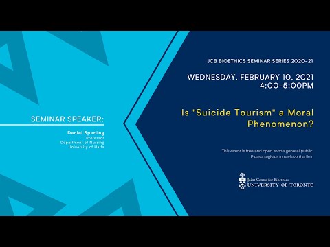Is "Suicide Tourism" a Moral Phenomenon?