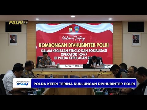 POLDA KEPRI TERIMA KUNJUNGAN DIVHUBINTER POLRI, PERKUAT KERJA SAMA HADAPI KEJAHATAN TRANSNASIONAL