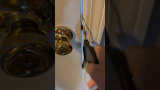 How to unlock bedroom door using a cloth hanger #howto #bedroomdoorlock #howtounlock #diy