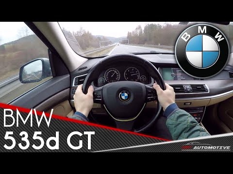 BMW 535d GT POV Test Drive + Powerslide + Acceleration 0 - 200 km/h