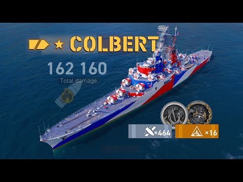 Colbert Legendary French Cruiser - Review | World of Warships Legends