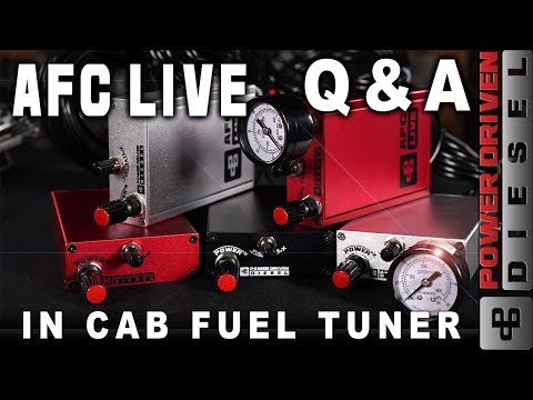 AFC LIVE -  P-PUMP FUEL TUNER  Common Q&A | Power Driven Diesel