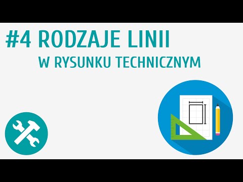 Rodzaje linii w rysunku technicznym #4 [ Dokumentacja techniczna ]