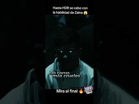 Zaina se fue al c*@jo con HDR 😱 #zaina #hdr #zainavshdr #ligabazooka #batallasderap #hiphop #rap