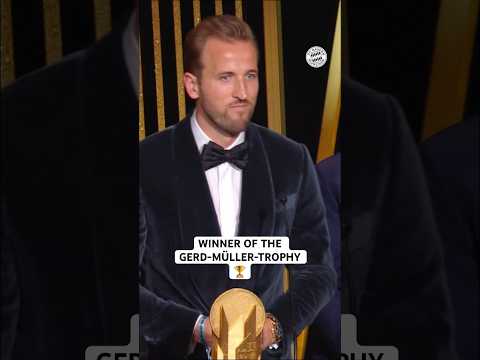 The trophy goes to … HARRY KANE 🏆✨ #MiaSanMia #FCBayern #BallonDor #HarryKane