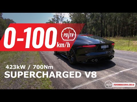 2021 Jaguar F-Type R 0-100km/h & engine sound