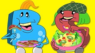 Lunch Time for Cute Alphabet Monsters | Cartoons For Kids by ABC Monsters