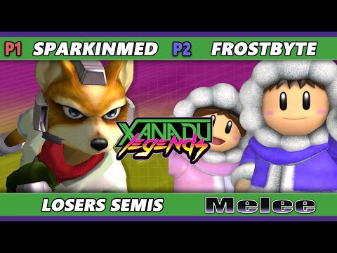 Xanadu Legends LOSERS SEMIS - SparkinMed (Fox) Vs. Frostbyte (Ice Climbers) Smash Melee - SSBM