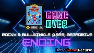 The Adventures of Rocky and Bullwinkle & Friends (1993) Sega Megadrive Genesis ending [Retro Gaming]