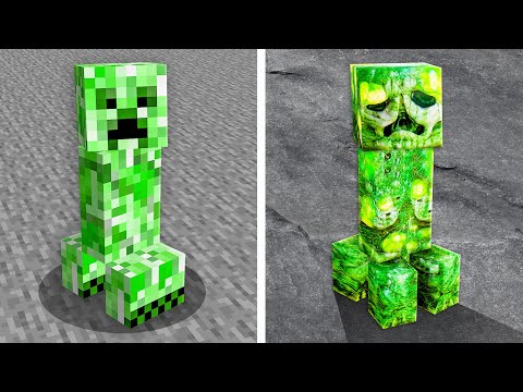Minecraft MOBS in Real Life (items, blocks, animals)