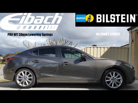 Bilstein B8 and Eibach Pro Kit Mazda 3 Gen 3 BM SP25