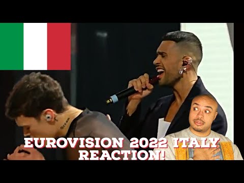 EUROVISION 2022 ITALY REACTION - Mahmood & Blanco “Brividi” (Reupload)