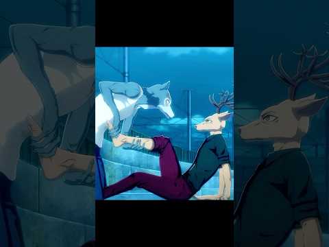 🐺Legoshi ate Louis’s leg💔🦌 #anime #furry #shorts