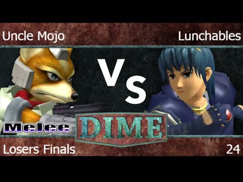 DIME 24 - Uncle Mojo (Fox) vs FX | Lunchables (Marth) Losers Finals - Melee