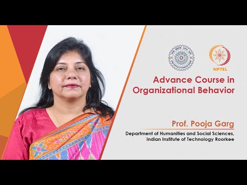 Advance Course in Organizational Behavior Promo Video By Prof Pooja Garg