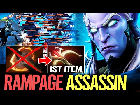 Phantom Assassin 31 kill RAMPAGE max Farming New 7.34 Build - Dota 2 Pro Gameplay