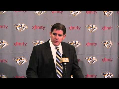Predators post game: Pekka Rinne & Peter Laviolette