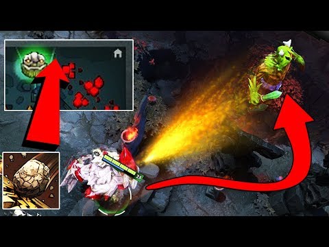 Dota 2 Tricks: Tiny can permanently disable Back Door Protection with Toss!