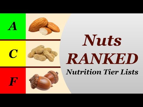 , title : 'Nutrition Tier Lists: Nuts'