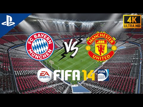 FIFA 14 (Bayern vs. Manchester United) - PS4 [4K Ultra HD] Gameplay
