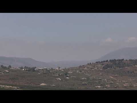 View of southern Lebanon as seen from Israel