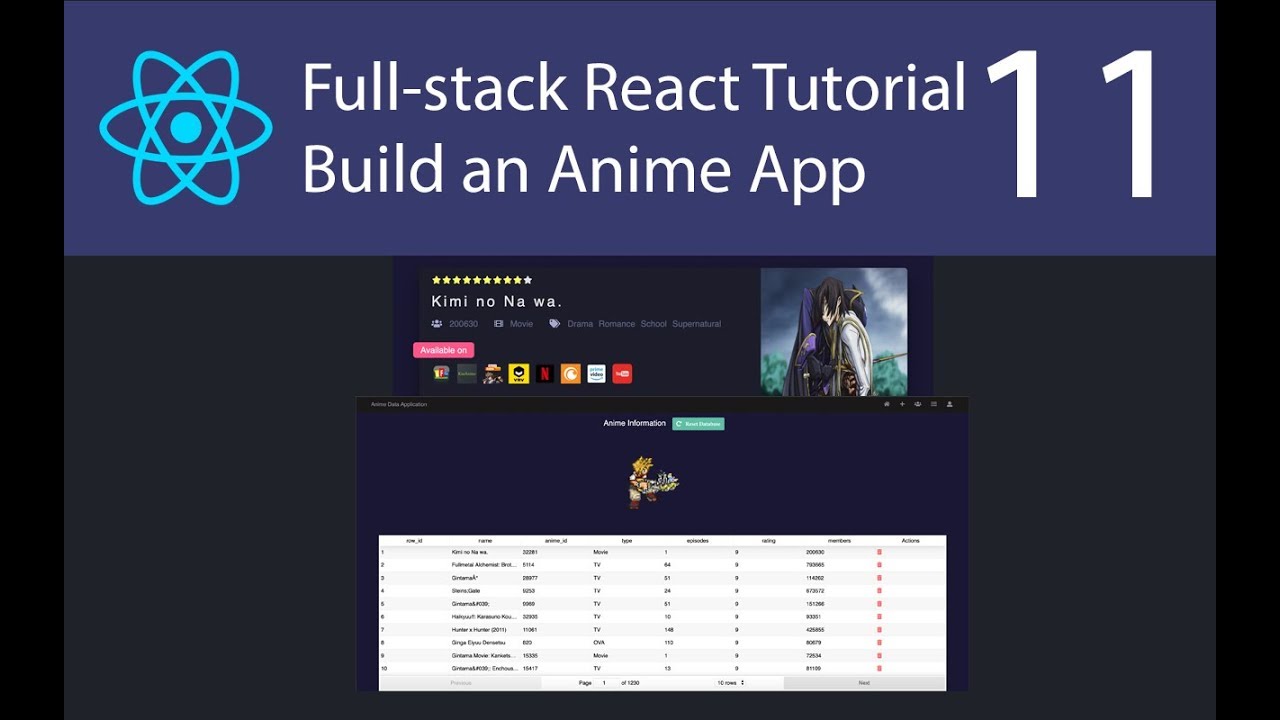 Anime App React Tutorial - Create a List  (Step 11)