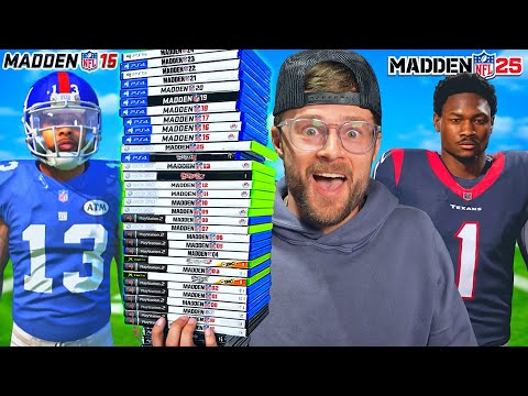 I Rebuilt a Team in Every Madden to Win a Super Bowl...