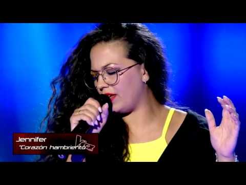 Jennifer: "Corazón Hambriento" - Audiciones a Ciegas - La Voz 2017