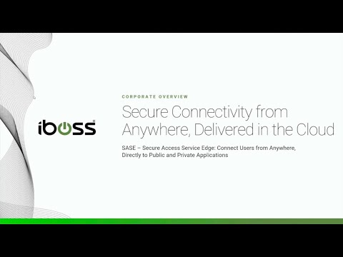 Multi-cloud Containerized Approach - iBoss - Tom Kiley - InfoSeCon 2021