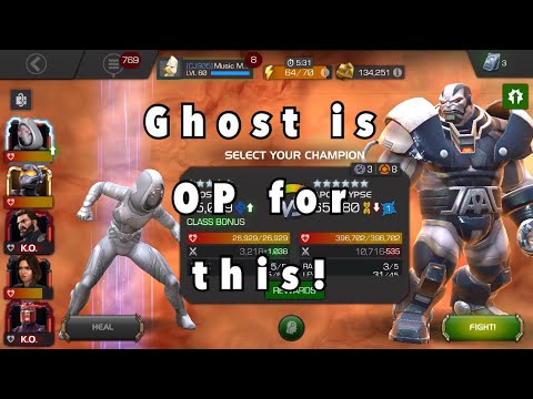 My Solo Takedown Of Apocalypse Cavalier EQ Difficulty In Marvel Contest Of Champions [GHOST FTW!]