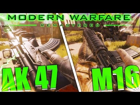 Modern Warfare Remastered | M16 & AK-47 LAS ARMAS ICONICAS | MULTIPLAYER GAMEPLAY