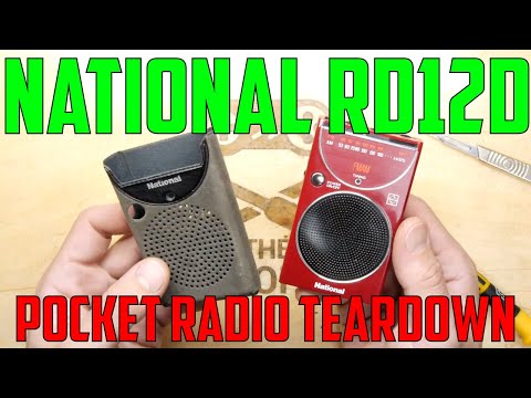 National Pocket Radio RD-12D