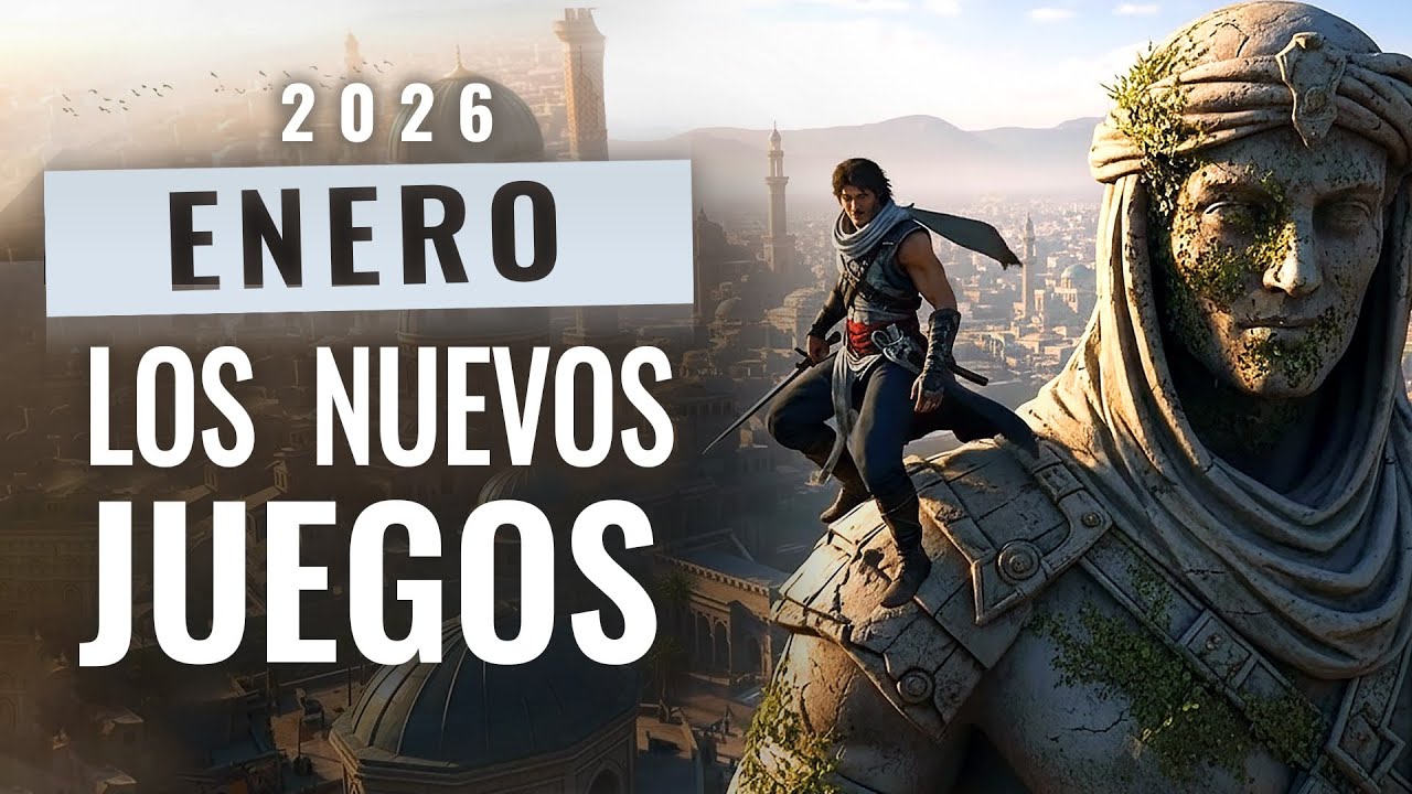 15 JUEGOS NUEVOS QUE SE ESTRENAN EN ENERO 2026 (LANZAMIENTOS)