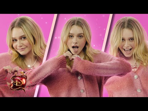 The Cast of Descendants: The Rise of Red Sing "Shuffle of Love" 🎶 | Sing Along | @disneychannelmusic