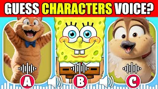 Guess the Cartoon Character by the Voice! | Inside out, SpongeBob SquarePants, Frozen