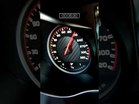 Mercedes C63 AMG 100-200 Acceleration #automobile #c63amg