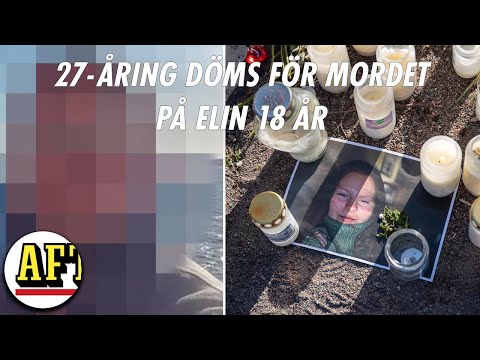 27-årig man döms till 16 års fängelse för mordet på Elin