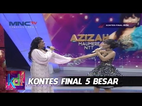 Azizah Feat. Regina Idol " 'Terajana" Kontes Final KDI 2015 (27/5)