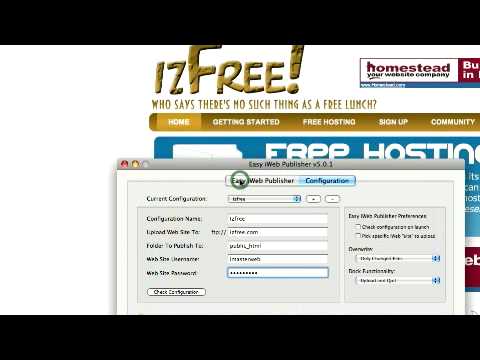 How to Set Up Your iWeb Website pt. 1