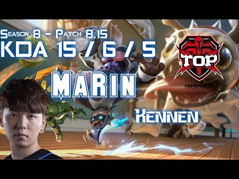 TOP MaRin KENNEN vs AATROX Top - Patch 8.15 KR Ranked