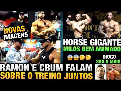 HORSE MOSTRA SHAPE GIGANTE - CBUM E RAMON FALAM SOBRE O TREINO JUNTOS + DIOGO ATUALIZA