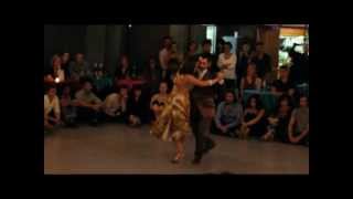 Javier Rodriguez y Virginia Pandolfi en "Viva la Pepa" Milonga