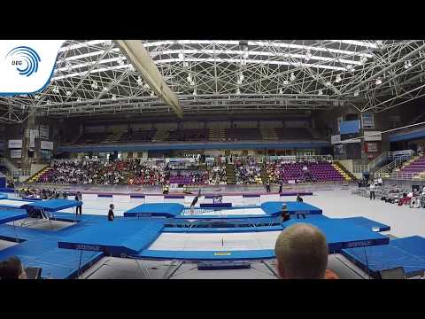 Palina MANKEVICH (BLR) - 2016 Trampoline junior Europeans, final