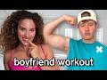 My Boyfriend Tries My Workout Routine