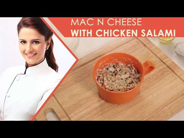 Mac N Cheese With Chicken Salami