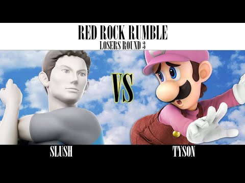 Red Rock Rumble Monthly #5 - Slush (Wii-Fit Trainer) VS. Tyson (Luigi) - Losers Round 3 - SSBU